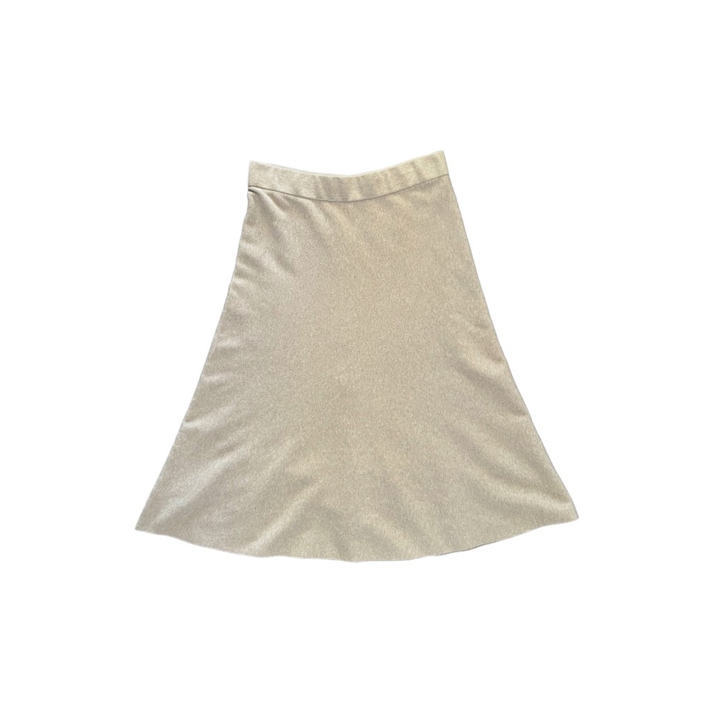 Ann Taylor Tan A-Line Skirt